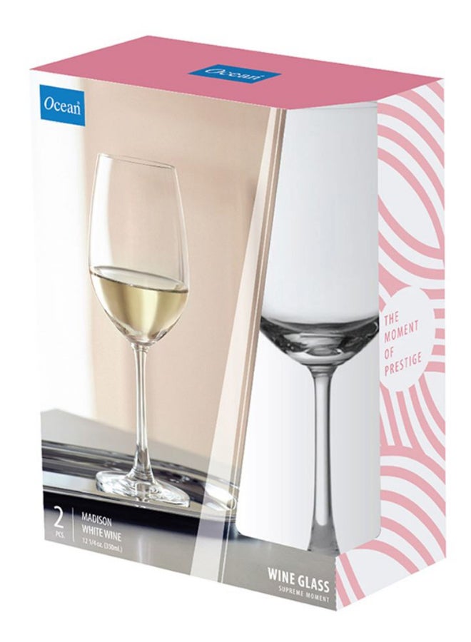 Ocean 2 Piece Madison Stemware White Wine Glass Set, 425ml Capacity - Clear - Image 4